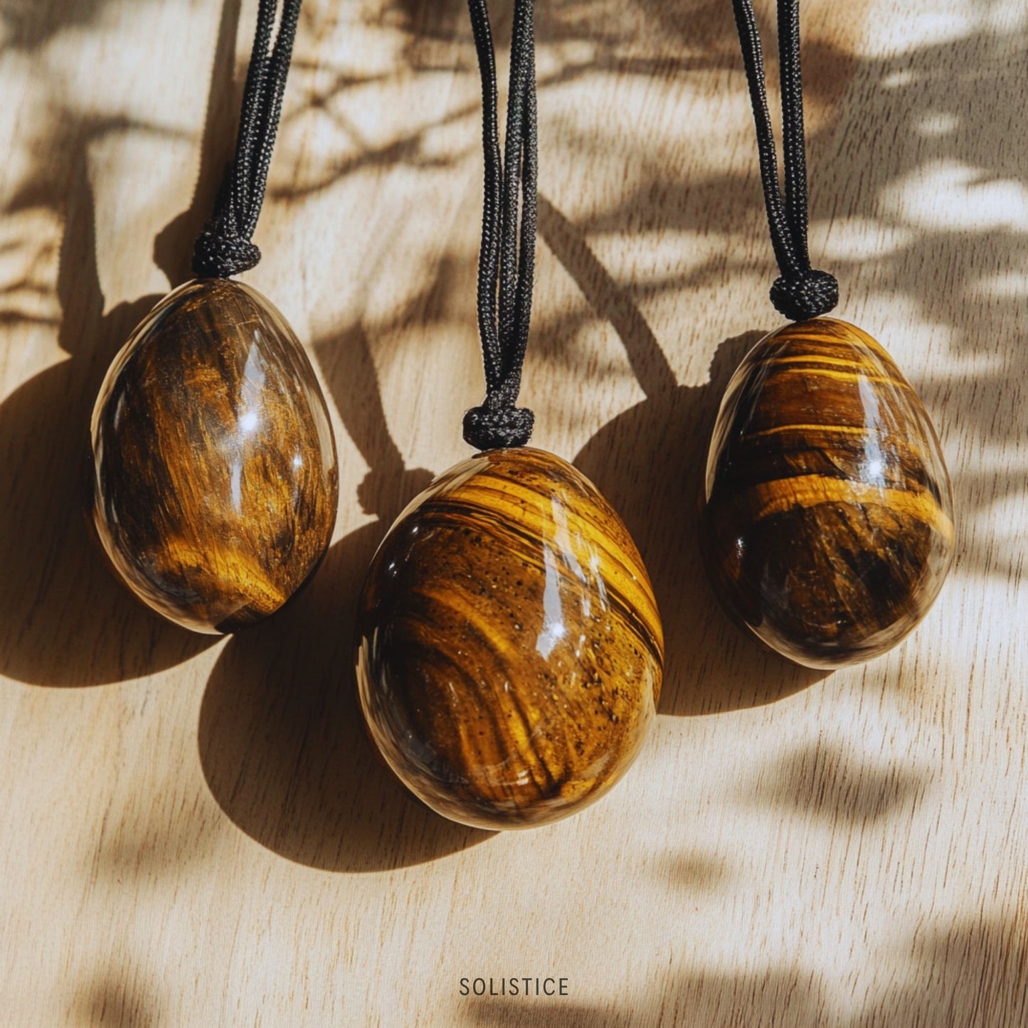 Black Obsidian Yoni Egg Set – 3 Piece Drilled Yoni Eggs – Natural Healing Crystal – Kegel Exercise Pelvic Floor Strengthening