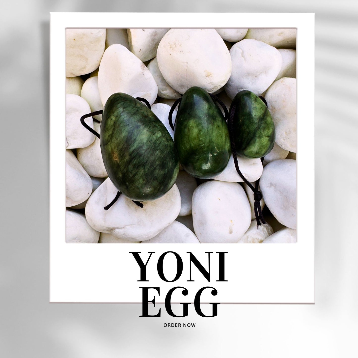 Green Jade Yoni Egg Set – 3 Piece Drilled Yoni Eggs – Natural Healing Crystal – Kegel Exercise Pelvic Floor Strengthening